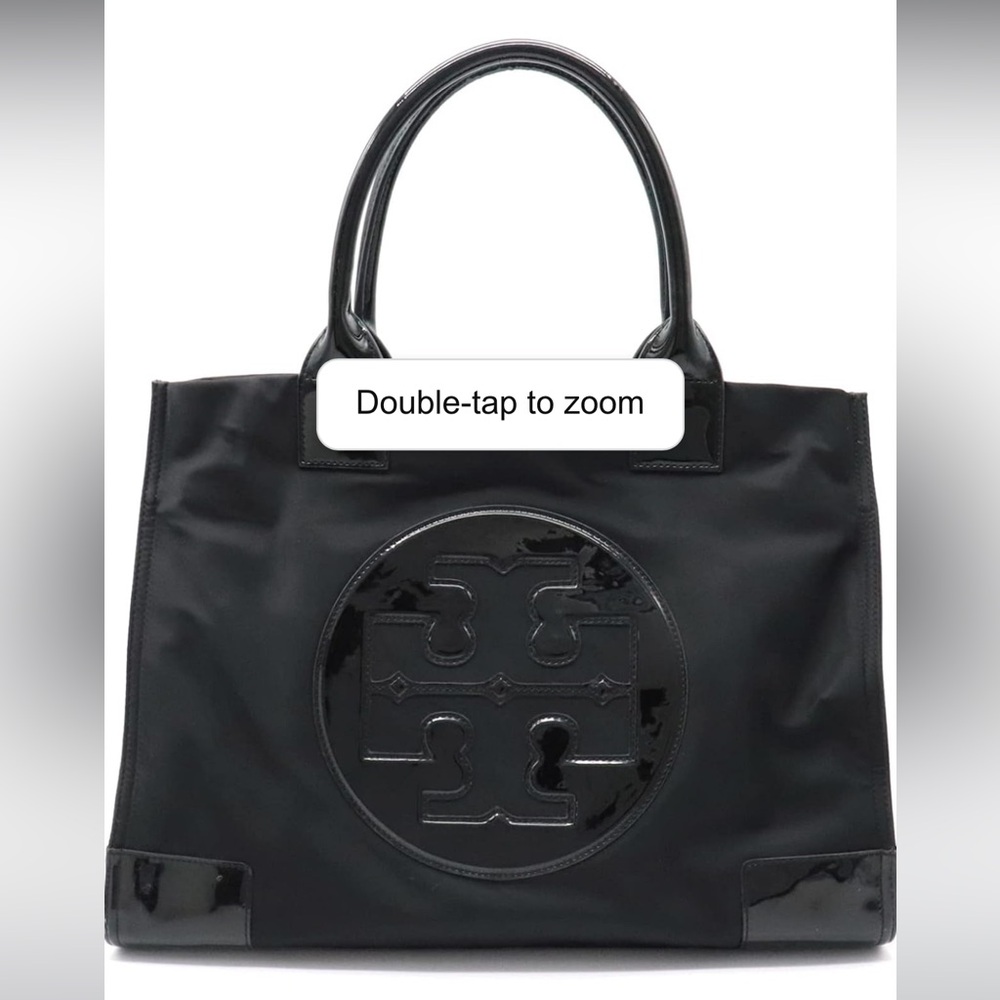 Tory Burch Women's Basic Nylon Ella Tote, Black